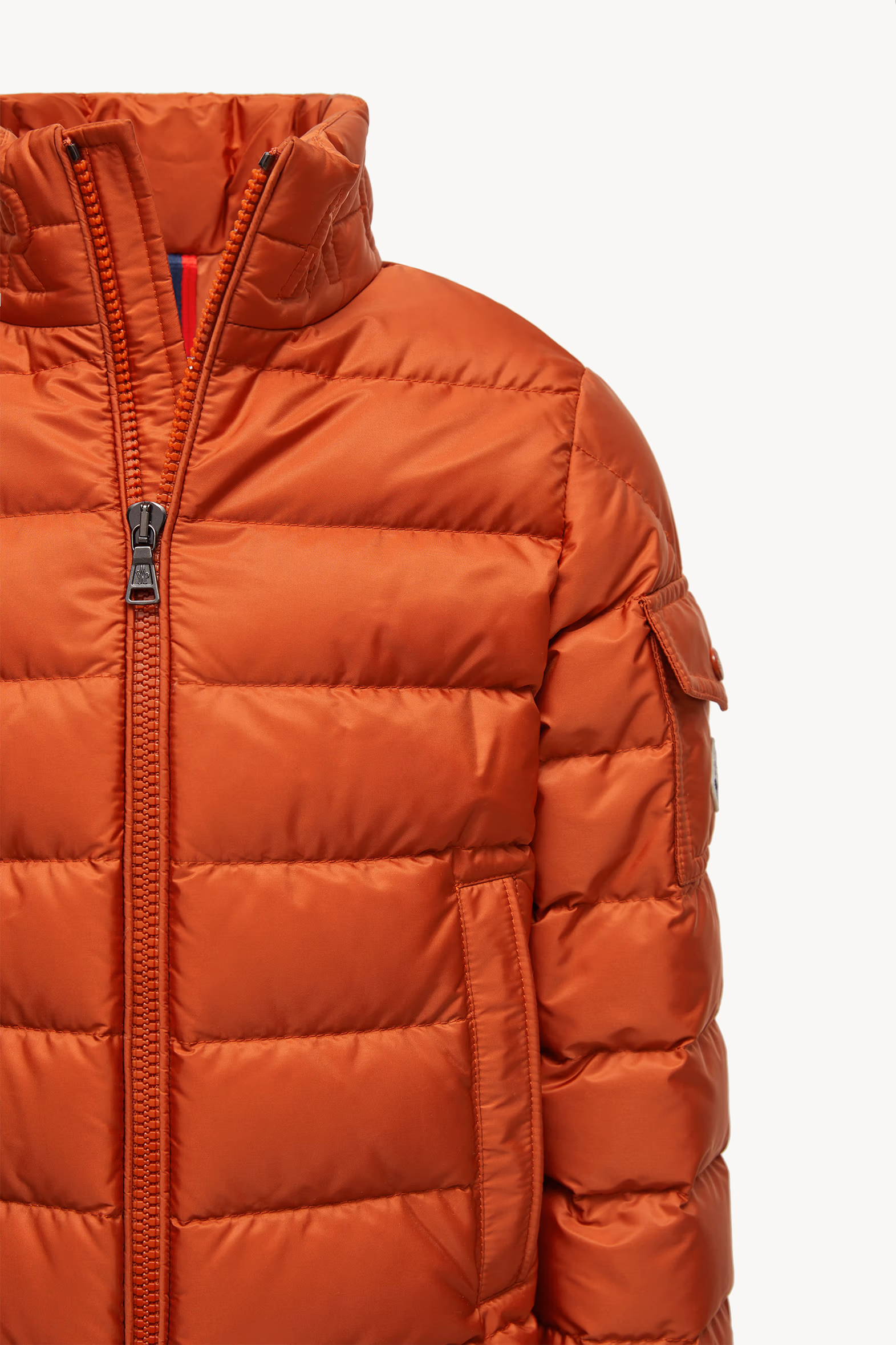 Areum Down Jacket Boy Dark Orange Moncler 4